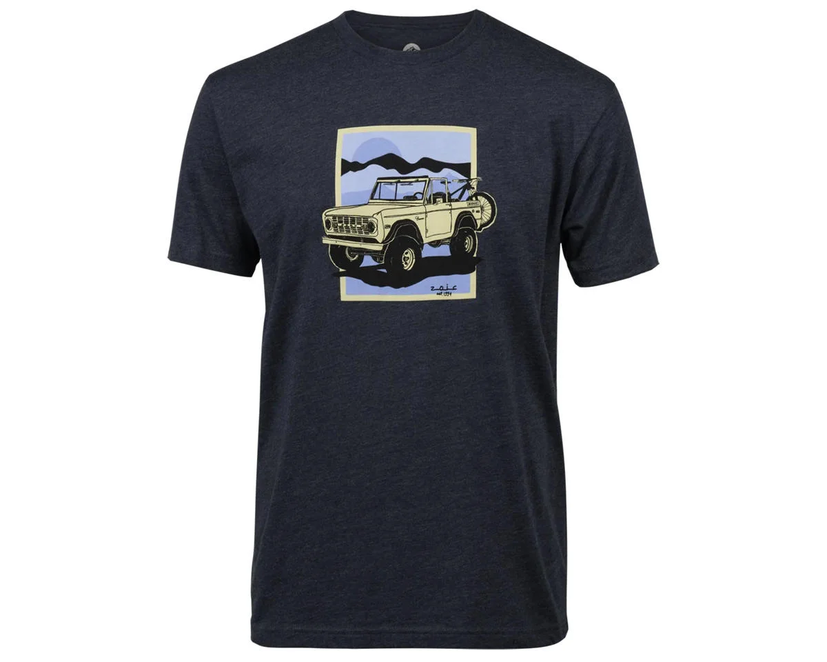ZOIC Adventure Ride T-Shirt (Navy Blue) (2XL)